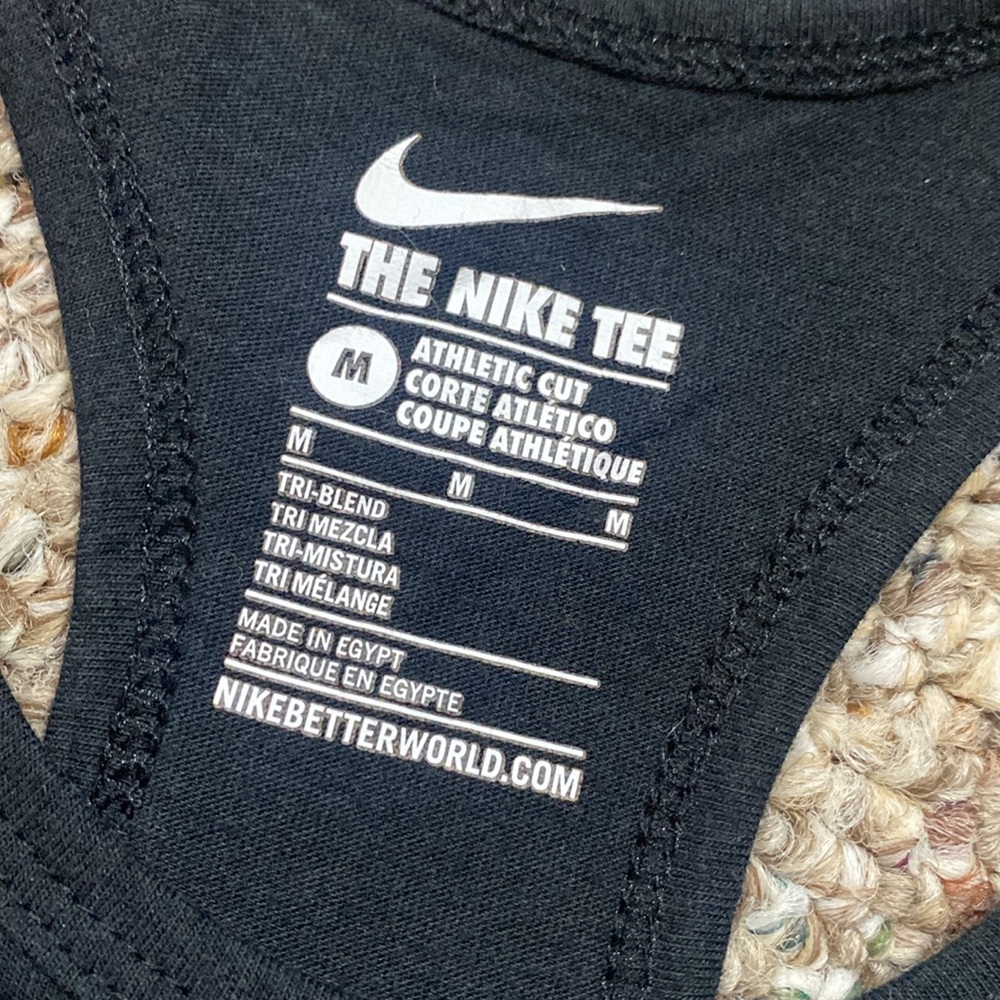 Nike Black Tank with Pink and Blue Design - Picture 2 of 2